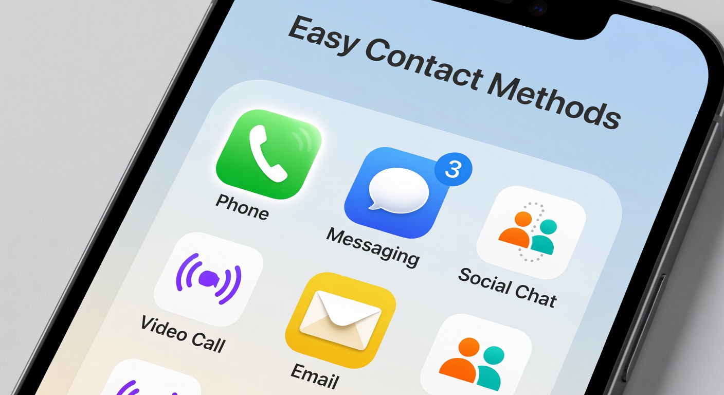 Contact Methods Mobile